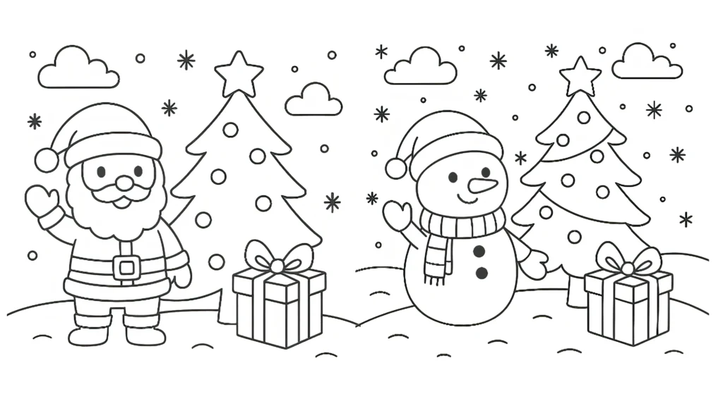 Christmas Coloring Pages Art