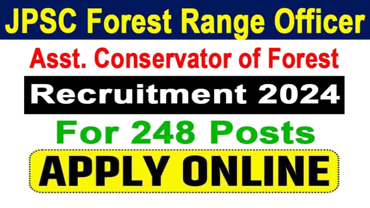 jpsc forest range officer and acf online form 2024