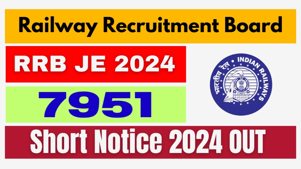 rrb railway junior engineer je recruitment 2024