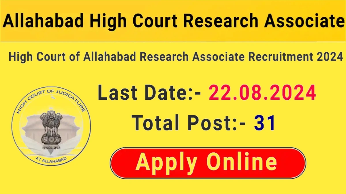 allahabad high court research associates