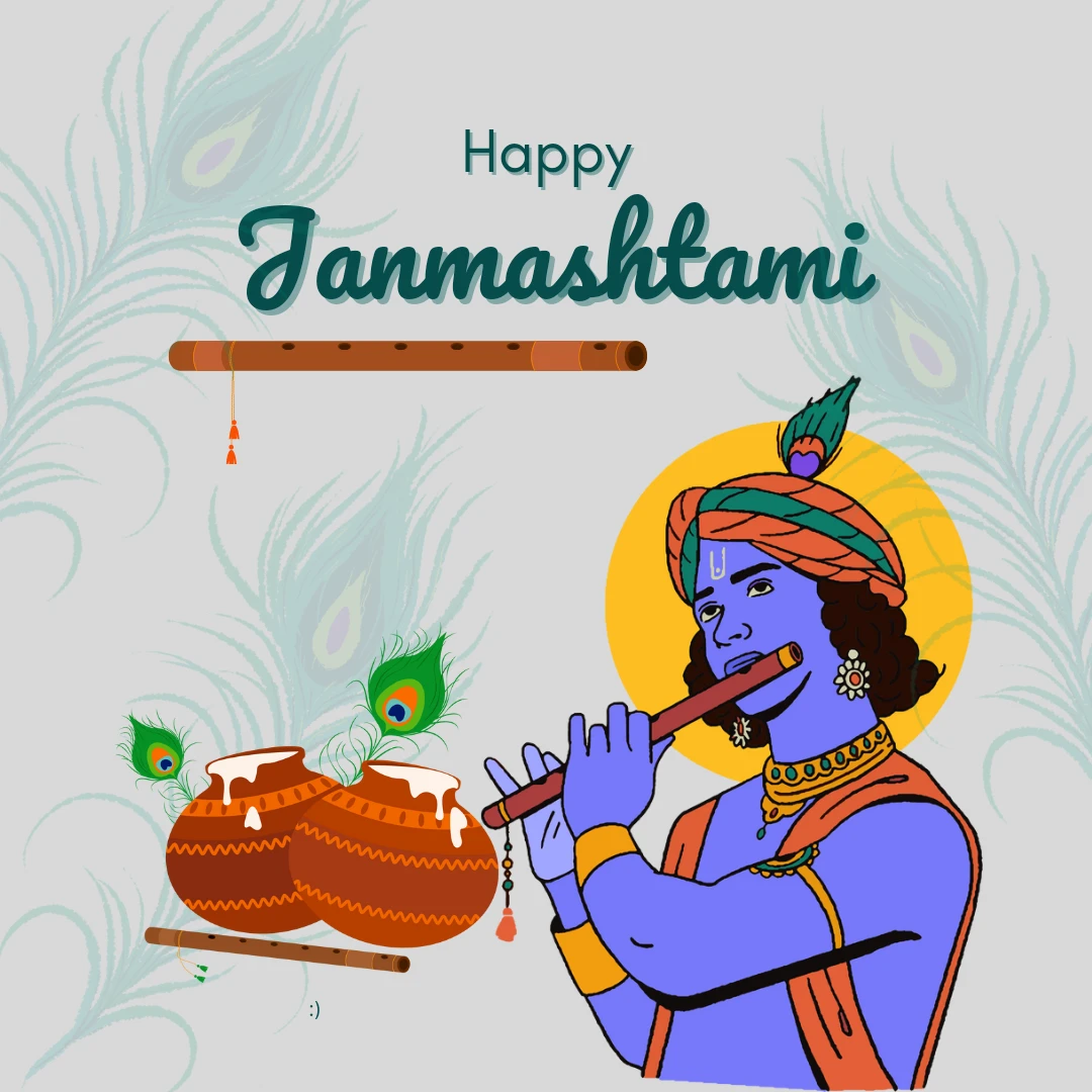 happy krishna janmashtami