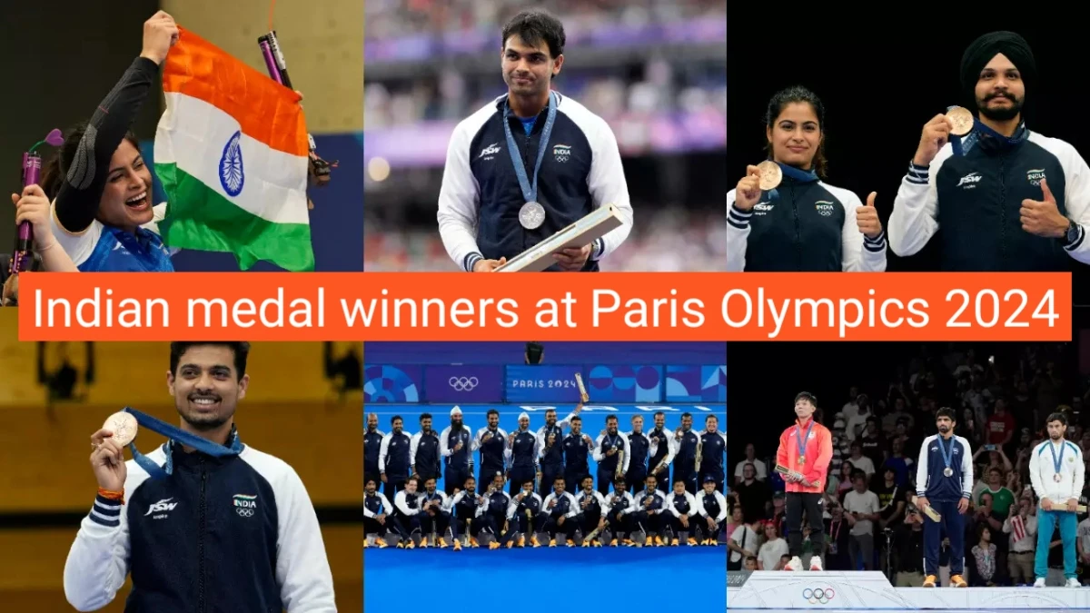 indian medal winners paris olympics 2024