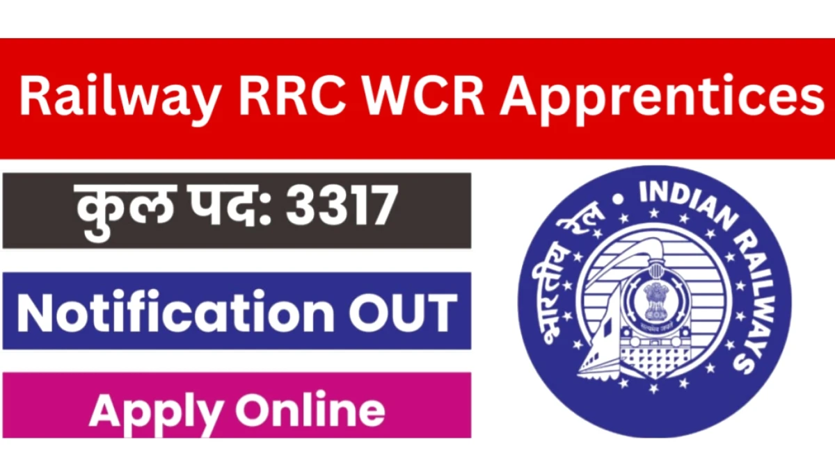 railway rrc wcr apprentices online form 2024