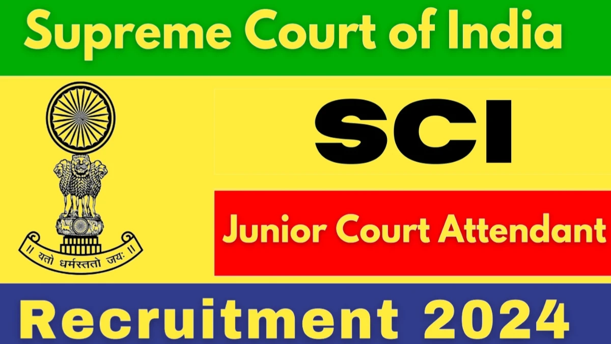 supreme court of india sci junior court attendent