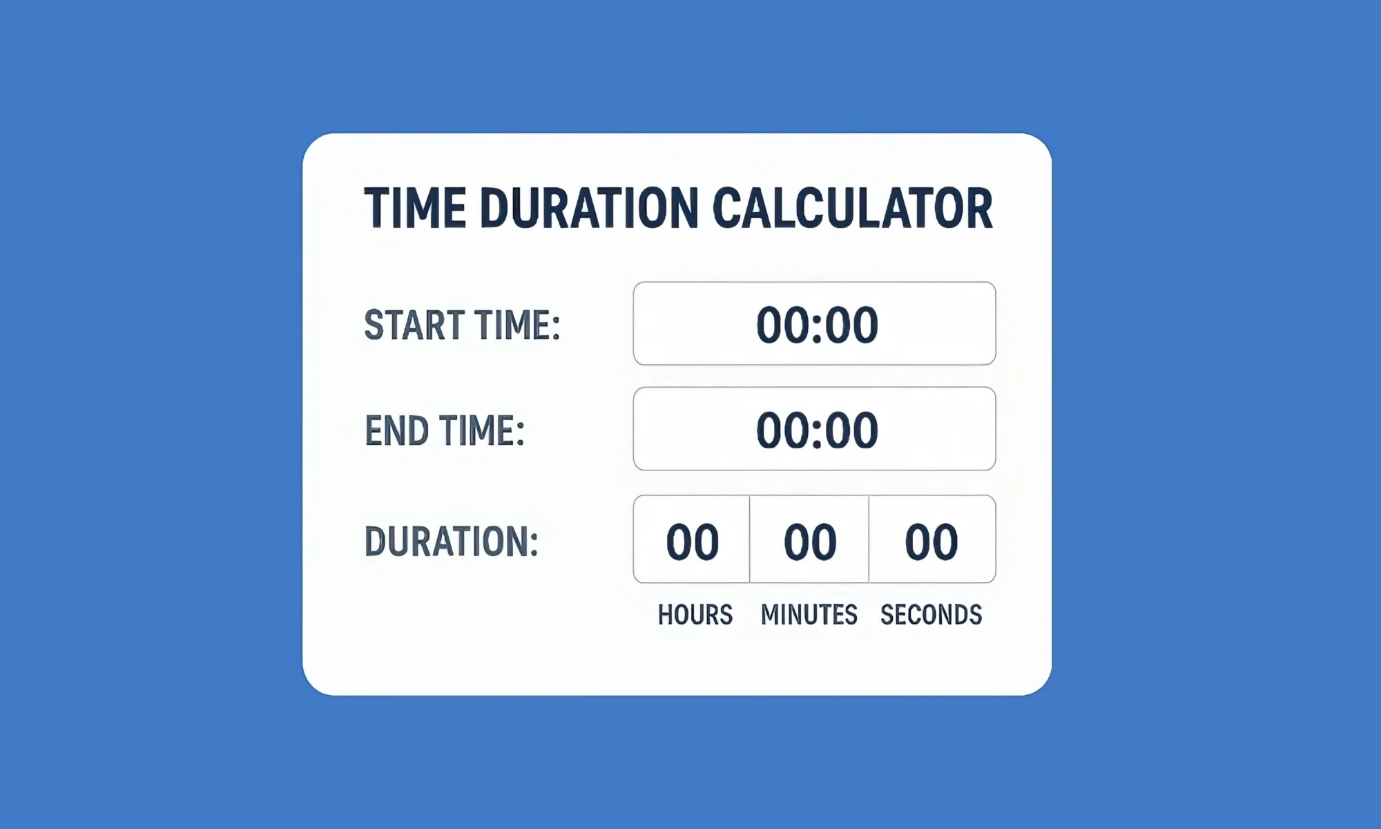 time duration calculator